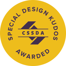 Award icon for CSS Design Awards honoring Special Design Kudos